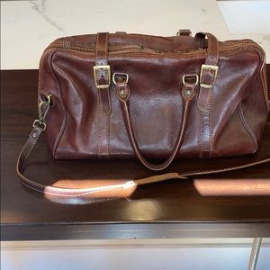 Italian Duffle Leather bag. Purchased in Florence